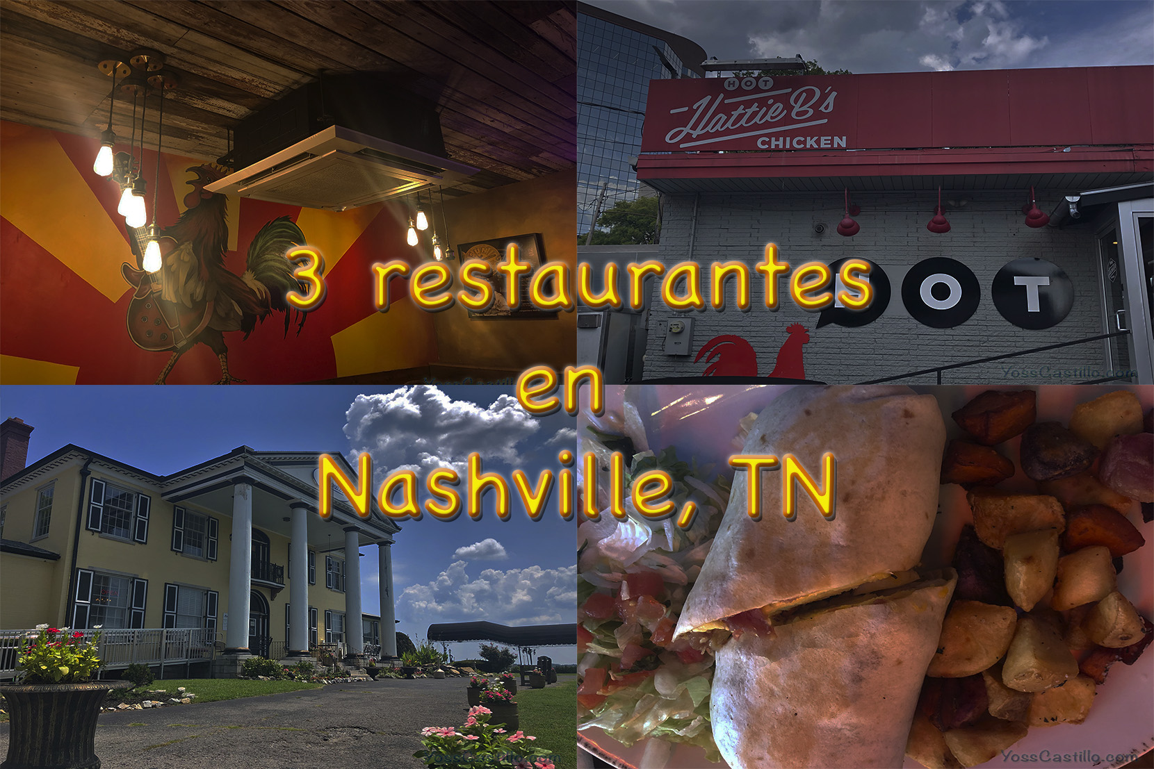 3 restaurantes en Nashville